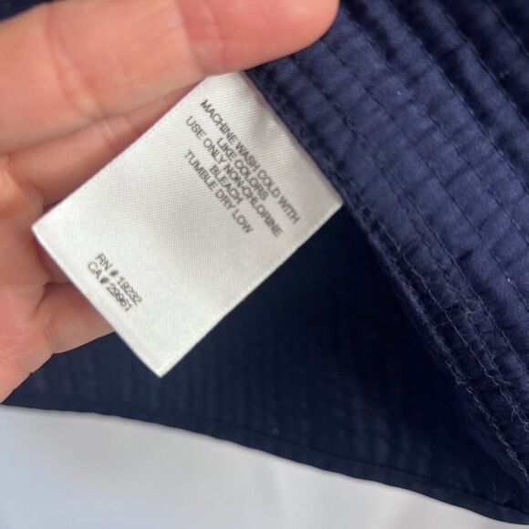 Alfred Dunner Petite Blue Patchwork Quilted Open Front Jacket Blazer Size 16P - Picture 8 of 10